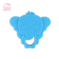 LFGB GRADO Baby Teether Silicona Elefante Juguetes de animales Cultivar Dientes juguete